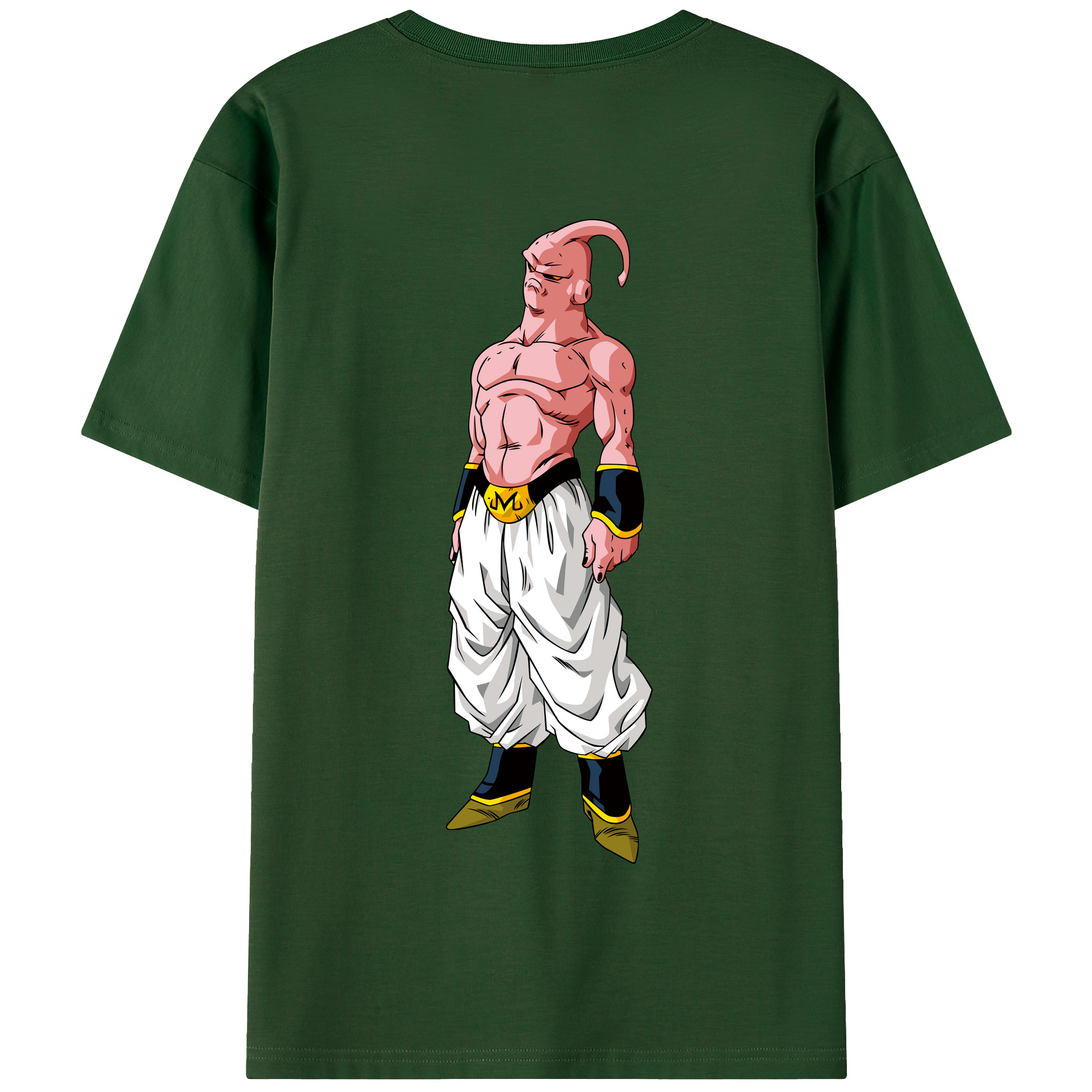 （画像用） ドラゴンボール 魔人ブウ DRAGON BALL Majin Buu 綿100％半袖Tシャツ（背面プリント）